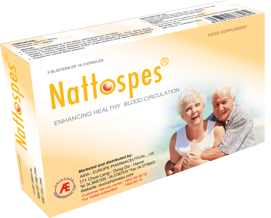 Nghiên cứu tác dụng NATTOSPES trên bệnh nhân đột quỵ