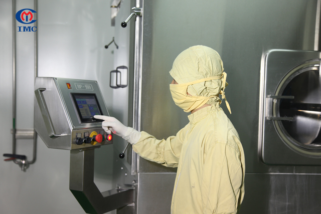 Why does IMC produce food supplement compliance good manufacturing practices (GMP)?