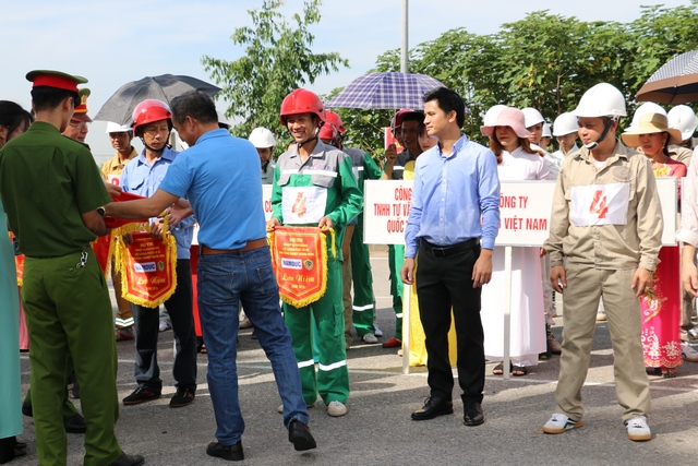 IMC hết mình trong hội thi nghiệp vụ chữa cháy, cứu nạn cứu hộ Lực lượng PCCC cơ sở