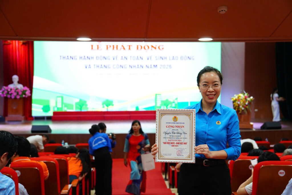 Chủ tịch Công đoàn IMC đạt danh hiệu “Giỏi việc nước, đảm việc nhà” năm 2025