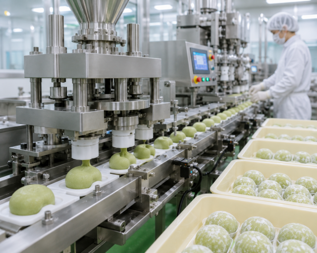 Traditional Vietnamese Green Rice Cake Meets Modern Manufacturing