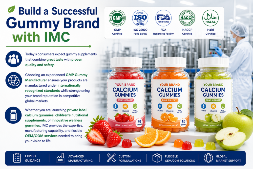 GMP Gummy Manufacturer | GMP & cGMP Standards for Gummy Supplement Manufacturing