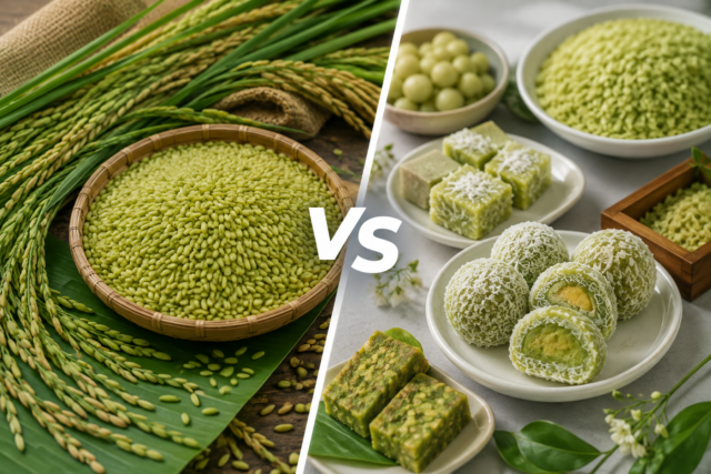 Fresh Green Rice vs Processed Green Rice Products | IMC