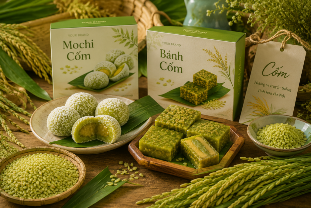 IMC OEM Green Rice Cake Manufacturing Service in Vietnam