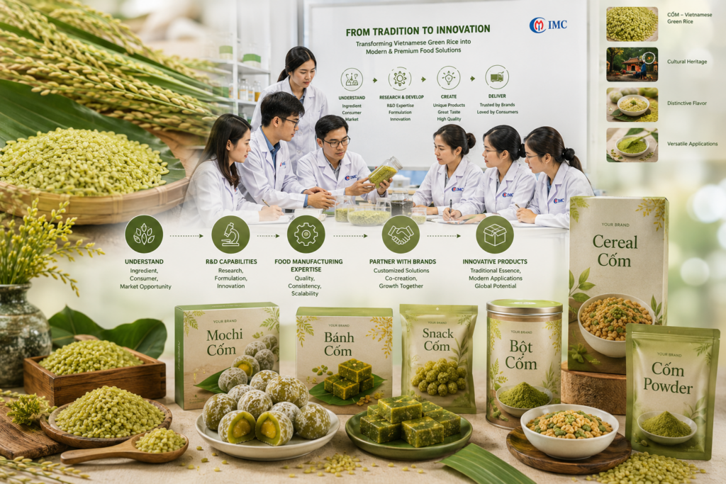 Food Product Development Vietnam | Green Rice R&D & OEM – IMC