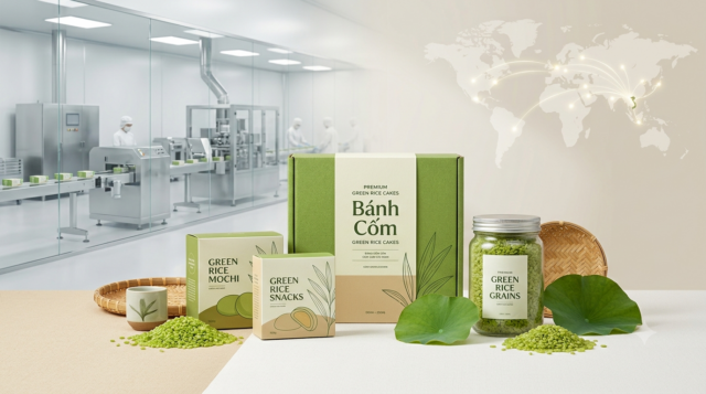 OEM Green Rice Products in Vietnam | For International Brands